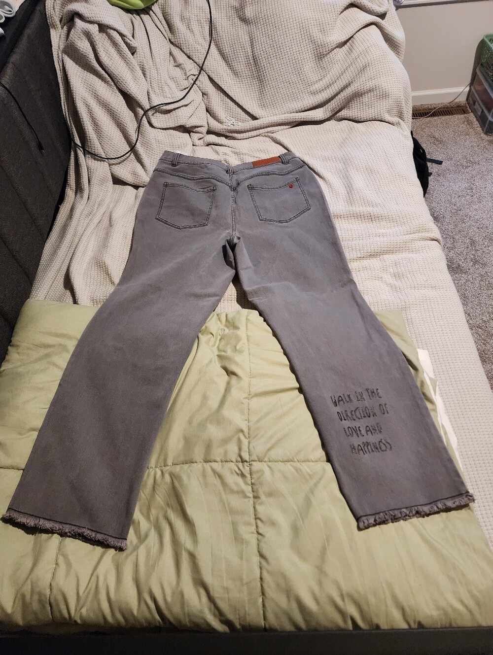 Size 14 Repreve Grey Jeans - Picture 10 of 15